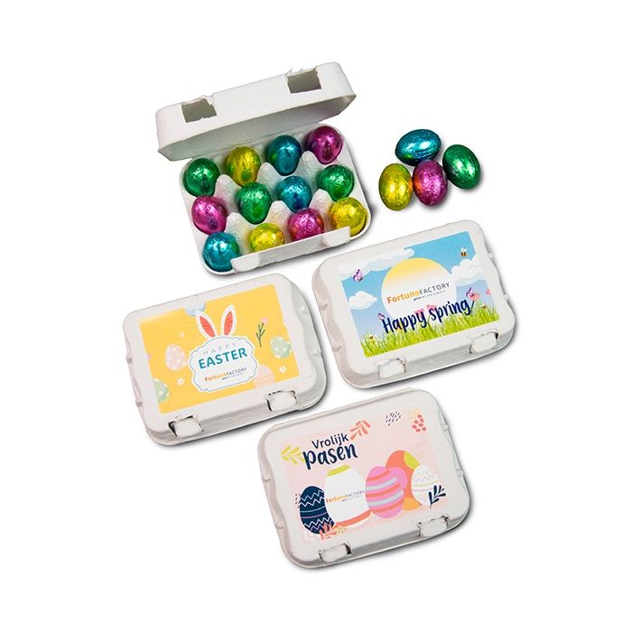 Mini eierdoosje 12 stuks