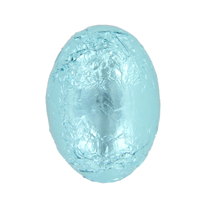 Licht blauwe paaseitjes - melkchocolade