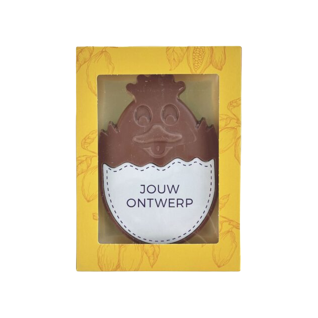 Chocokuiken met eigen bedrukking