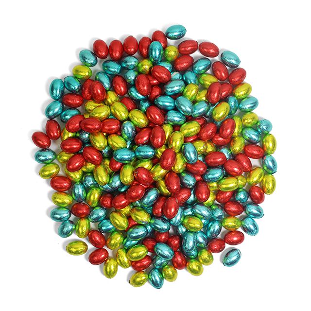 Massieve paaseitjes kleurenmix - 1KG