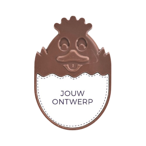 Chocokuiken met eigen ontwerp