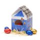 Vogelhuisje met paaseitjes