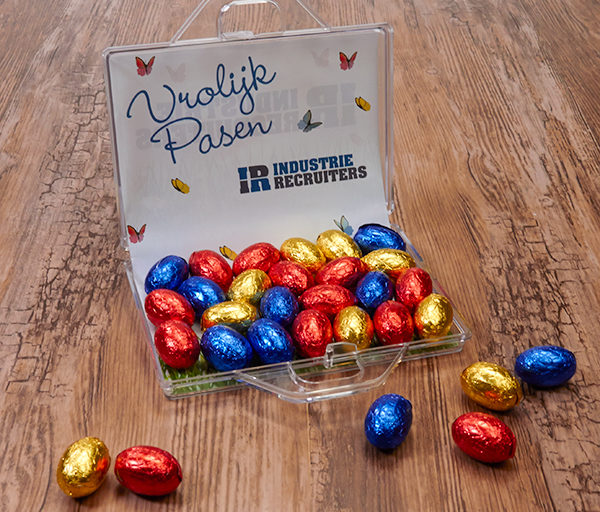 Koffer vol paaseitjes