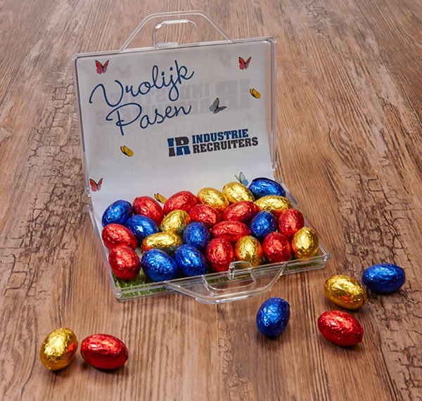 Koffer vol paaseitjes