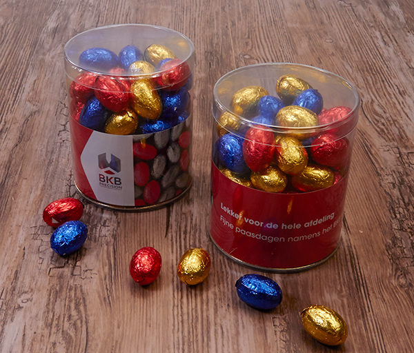 Koker met paaseitjes voor BKB Precision