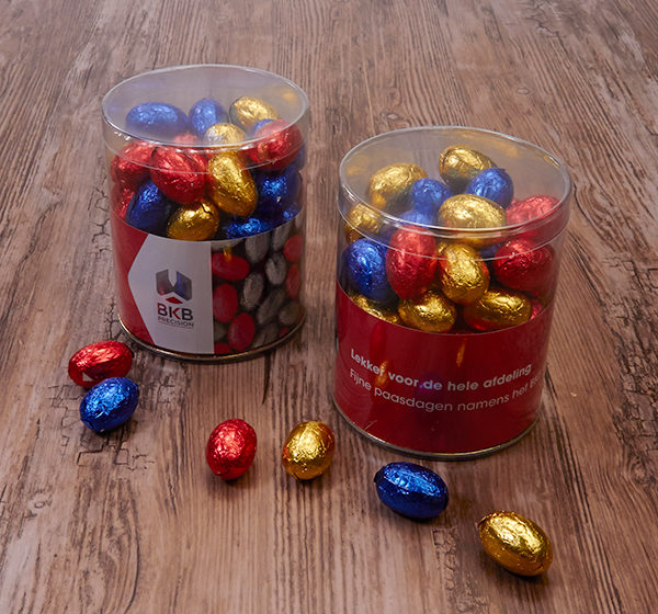 Koker met paaseitjes voor BKB Precision