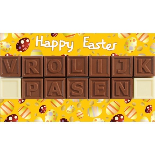 Paastelegram - paaschocolade
